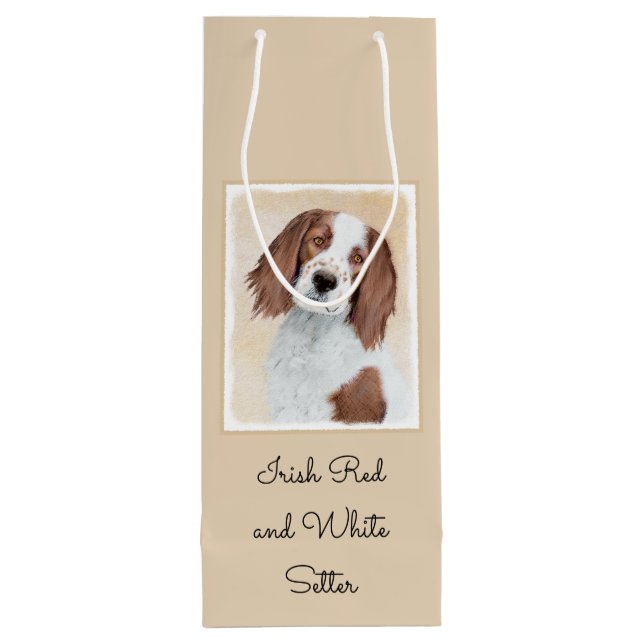 Irländska röda och vita bokstäver - Originalteckni (Baksidan)