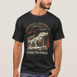 Irländska rötter Southern Soul Alligator T Shirt
