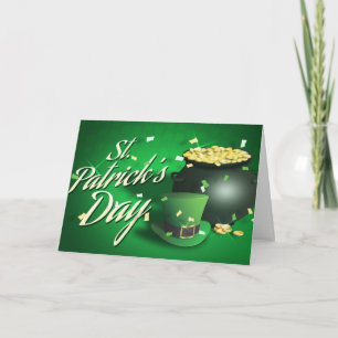 Irländska Saint patrick's day Kort