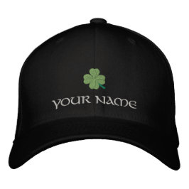 Irländska schampontäcket St Patrick's Broderad Keps