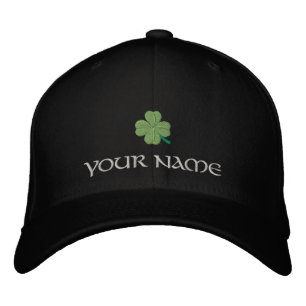 Irländska schampontäcket St Patrick's Broderad Keps