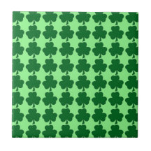 Irländska Shamrocks Trivet/belägger med tegel