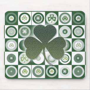 Irländska shamrocksmousepads musmatta