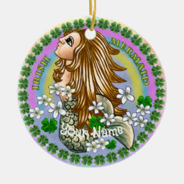 Irländska Sjöjungfrun Ornament