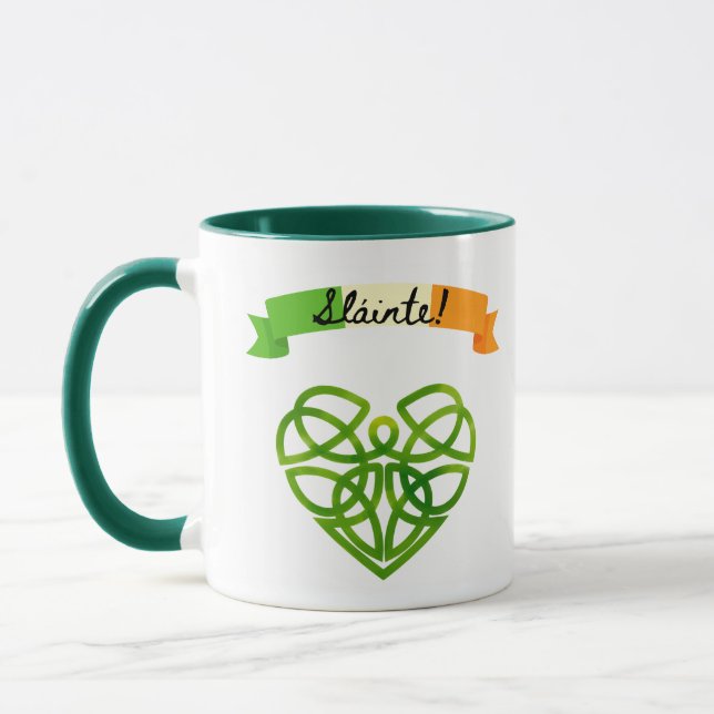Irländska "Sláinte"! Celtic Mugg - Cheers to Healt (Vänster)