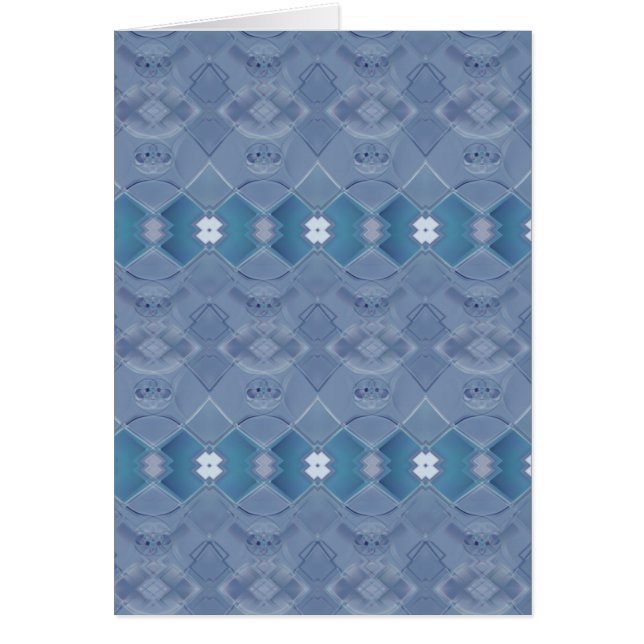 Irländska Snöre - Blåhälsningskort för bröllopsträ Hälsningskort (Framsidan)