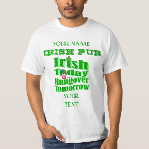 Irländska som dricker St Patrick Tee