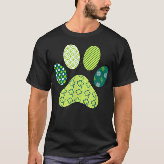 Irländska St patrick's day Lucky Rolig hund Tass K T Shirt
