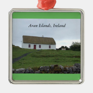 Irländska stugaprydnadAran öar Irland Julgransprydnad Metall