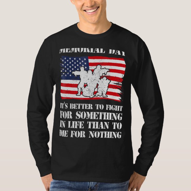 Irländska terrier 4:e juli, minnesdagen för vetera t shirt (Framsida)