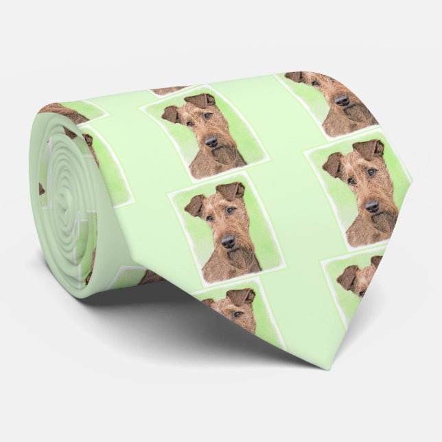 Irländska terrier-målning - Cute Original Hund Art Slips (Rullad)