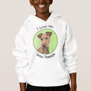 Irländska terrier-målning - Cute Original Hund Art T Shirt