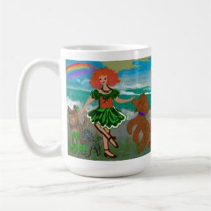 Irländska Thecke Pudel-kaffe Kopp