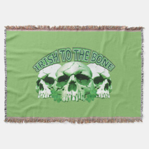 Irländska till Bone Skull Filt