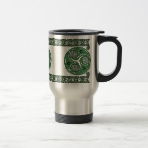 Irländska Triskel spirala Celticmuggar Resemugg