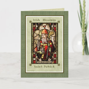 Irländska välsignelser - saint patrick kort