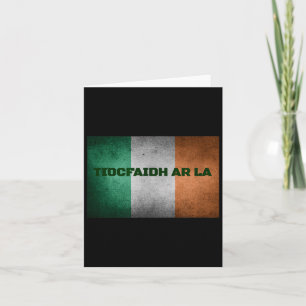 Irländska Vår Dag Kommer Tiocfaidh Ar La Kort