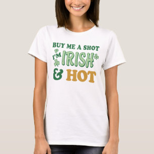 Irländska & varma Sts Patrick bästa spagetti fö Tee Shirt