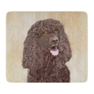 Irländska Vatten-färgremsan - Original Hund Art