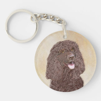 Irländska Vatten-färgremsan - Original Hund Art