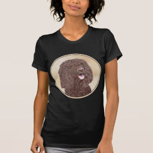 Irländska Vatten-färgremsan - Original Hund Art T Shirt