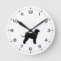 Irländska Vatten-spanelen Hund aveln Silhouette