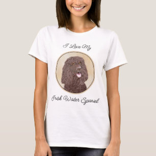 Irländska Vatten Spanska målning - Original Hund A T Shirt