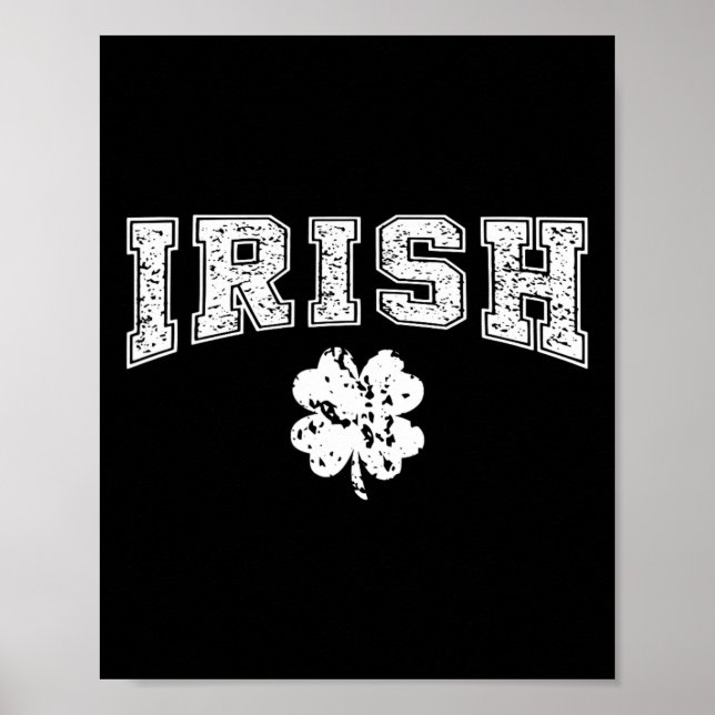 Irländska Vintage St Patricks Day  Poster (Framsidan)