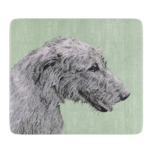 Irländska Wolfhound Painting - Cute Original Hund