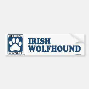 Irländska Wolfhoundblått Bildekal