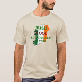 Irlandskt blod rinner genom mina ådror T-shirt