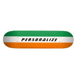 Irländskt däck för flaggaanpassad designskatebo mini skateboard bräda 18,5 cm