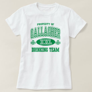 Irländskt dricka lag för Gallagher familj Tee Shirt