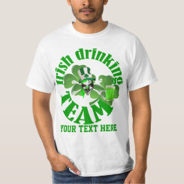 Irländskt dricka lag t-shirt
