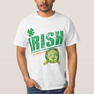 Irländskt dricka lag t shirt