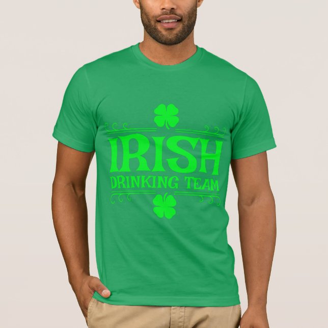 Irländskt Drickalag T Shirt (Framsida)