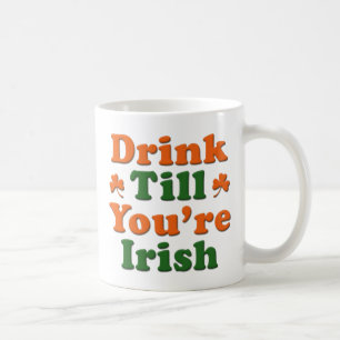 Irländskt dricksordspråk kaffemugg