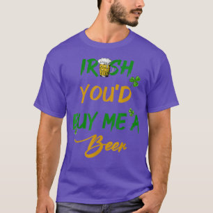 Irländskt du skulle köpa ett öl, shenanigans, Craf T Shirt