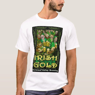 Irländskt guld tee shirt