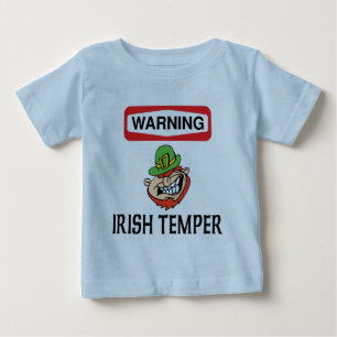 Irländskt humör för varning t-shirt