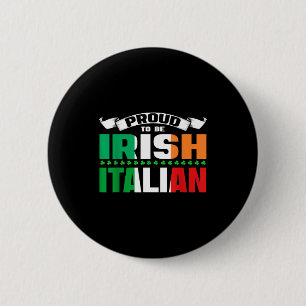 Irländskt italienskt kulturarv Design Stolthet att Knapp