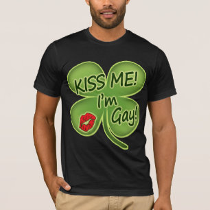 Irländskt kyssa mig I-förmiddagbögen T-shirt