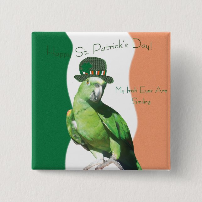 Irländskt le för ögon knäppas knapp (Framsida)