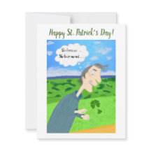 Irländskt Lycka St. Patrick's Day-kort