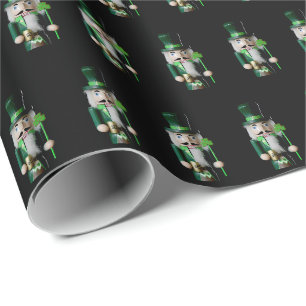 Irländskt nötknäpparmönster presentpapper