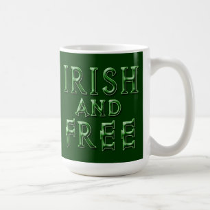 IRLÄNDSKT och FRIGÖR för Sts Patrick dag Kaffemugg
