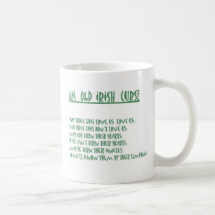 Irländskt ordstäv kaffemugg