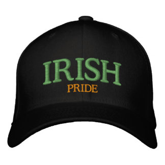 Irländskt Pride broderat Hat 1b Broderad Keps