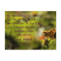 Irländskt proverb Motivational Postcard
