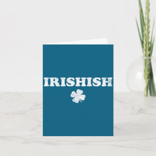 Irländskt rolig St. Patricks dag delvis irländsk i Kort